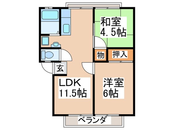 ノアズ・アークの物件間取画像